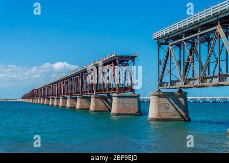 Straße 1 nach Key West in Florida, USA Stockfoto