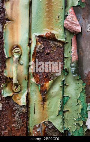 Peeling Paint, Highlands, Schottland Stockfoto