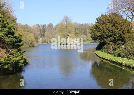 Stourhead House Gardens, National Trust Property, Wiltshire, Großbritannien Stockfoto