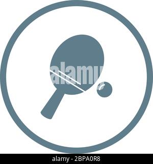 Schöne Badminton Glyph Vektor-Symbol Stock Vektor