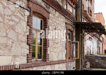 Panoramablick auf einem charmanten, historischen Gebäude in der Altstadt in Europa Stockfoto