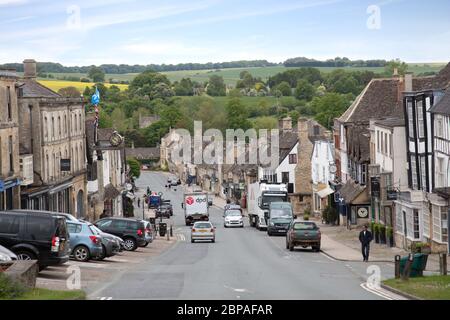 Burford High Street in Burford, Oxfordshire, Großbritannien Stockfoto