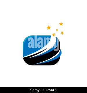 Kreative Ring Orbit Logo Vorlage Illustration Design. Vektor EPS 10. Stock Vektor