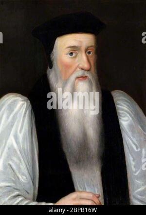 Thomas Cranmer (1488-1556), Erzbischof von Canterbury, Porträt eines unbekannten Künstlers Stockfoto