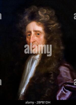 John Locke (1632– 1704), Porträt von Michael Dahl, Öl auf Leinwand, um 1696. Stockfoto