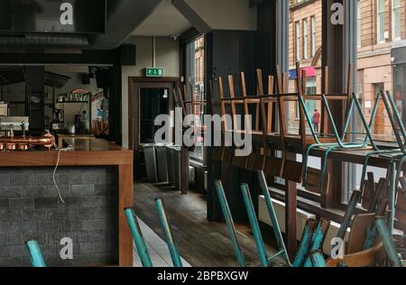 Glasgow unter Sperrbeschränkungen Mai 2020 Stockfoto