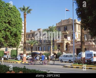 Winter Palace Hotel Luxor, Kornish Al Nile, Luxor, Luxor Governorate Luxor, Republik Ägypten Stockfoto