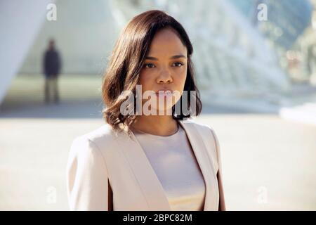 Die dritte Staffel der amerikanischen Science-Fiction-dystopischen Fernsehserie Westworld (mit dem Untertitel The New World) wurde am 15. März auf HBO uraufgeführt. 2020. Dieses Foto ist ausschließlich für redaktionelle Zwecke und ist das Urheberrecht der Filmgesellschaft und/oder des Fotografen, der von der Film- oder Produktionsfirma beauftragt wurde und darf nur in Verbindung mit der Förderung des vorstehenden Films durch Publikationen reproduziert werden. Eine obligatorische Gutschrift an die Filmgesellschaft ist erforderlich. Der Fotograf sollte auch gutgeschrieben werden, wenn bekannt. Stockfoto