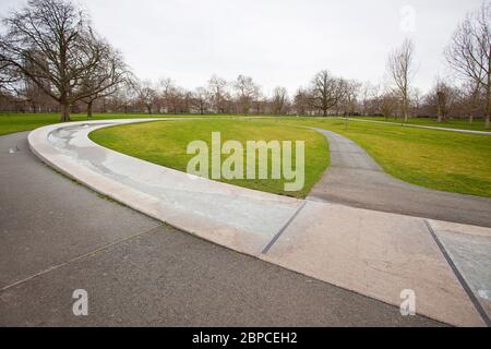 Princess Diana Memorial Fountain, Kensington Gardens, London Stockfoto