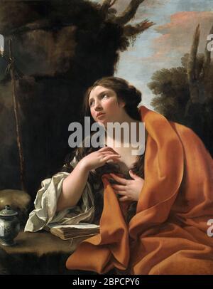 Heilige Maria Magdalena von Simon Vouet, um 1630 Stockfoto