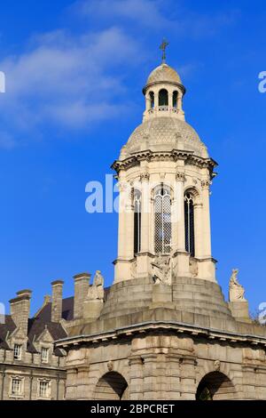 Campanile, Trinity College, Dublin City, County Dublin, Irland, Europa Stockfoto