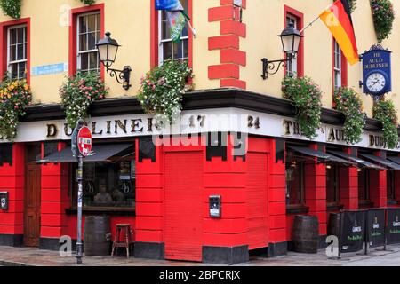 The Auld Dubliner Pub, Temple Bar, Dublin City, County Dublin, Leinster, Irland, Europa Stockfoto