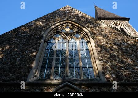 Fassade der St. Katherine's Church. Das Gebäude stammt aus dem Jahr 1853. Stockfoto