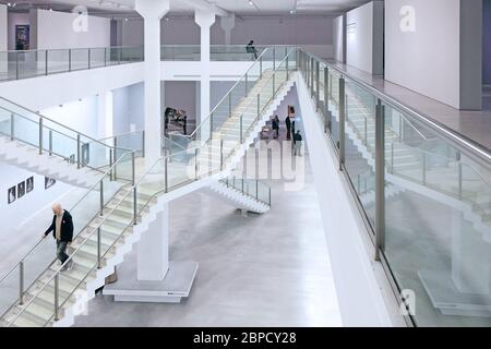 Berlinische galerie und ihre Ausstellungen. Museum für Moderne Kunst, Fotografie und Architektur in Berlin Stockfoto