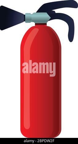 Symbol für Feuerlöscher. Cartoon von Feuerlöscher Vektor-Symbol für Web-Design isoliert auf weißem Hintergrund Stock Vektor