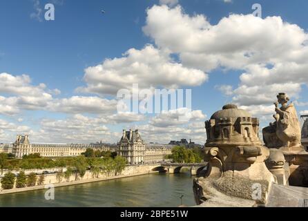 Pariser Stadtbild. Panorama von Paris, Frankreich. Stockfoto