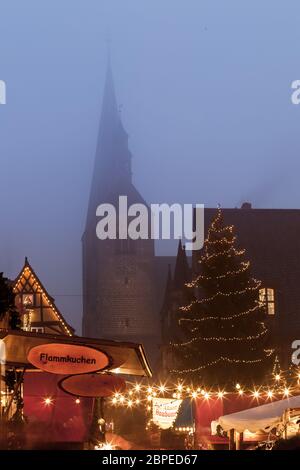 Weihnachtsmarkt Adventsstadt Quedlinburg Stockfoto