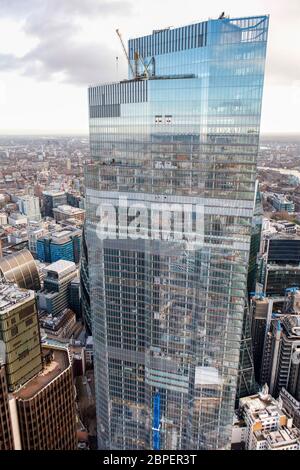 Luftbild von Bishopsgate 22 Stockfoto