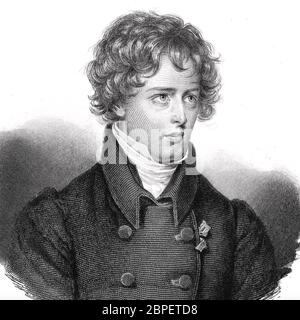 VICTOR JACQUEMONT (1801-1832) französischer Botaniker und Geologe Stockfoto