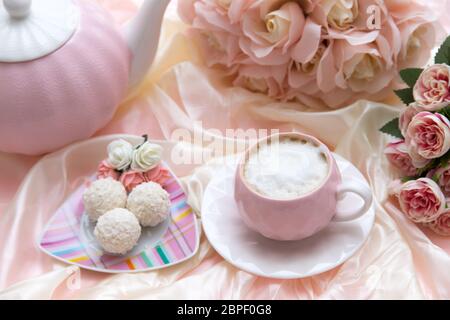 Kaffee-Zeit Stockfoto