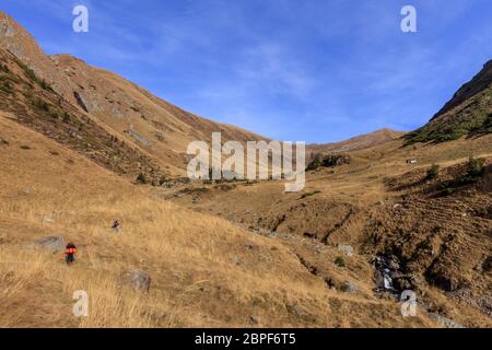 Berglandschaft in Fagaras Gebirge, Rumänien, Europa Stockfoto