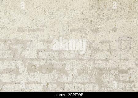 Steinmauer in der Stadt, Detail einer Wand verziert Stockfoto