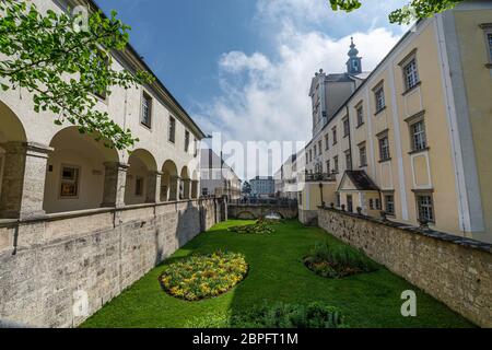 Impressionen vom berühmten Kloster Kremsmünster in Oberösterreich Stockfoto