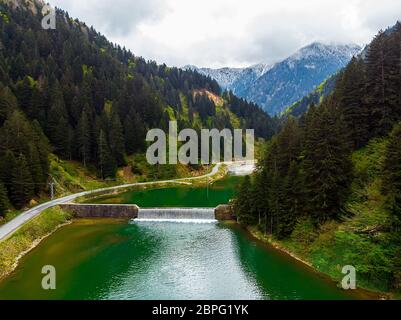 Schöne Naturlandschaft Uzungol in der Stadt Trabzon Türkei Stockfoto