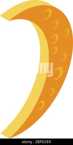 Karaoke-Mondsymbol, isometrischer Stil Stock Vektor