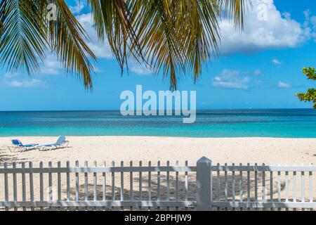 Grand Anse Beach in Grenada Stockfoto