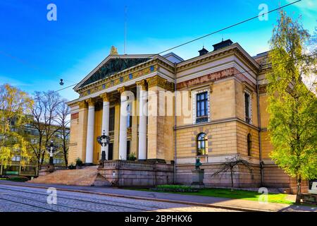 Das Haus der Estates, Säätytalo, von dem Architekten Karl Gustav Nyström im Stil der Neorenaissance. 1891 Eröffnet. Kruununhaka, Helsinki, Finnland. Stockfoto