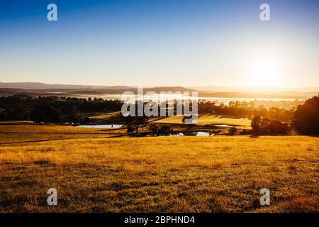 Blick auf den Känguru-Boden in Australien Stockfoto