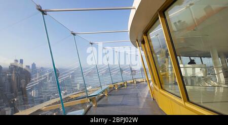 Außenansicht. Space Needle, Seattle, Usa. Architekt: Olson Kständig, 2020. Stockfoto