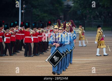 Beating Retreat 2018 bei der Horse Guards Parade, London, Großbritannien Stockfoto