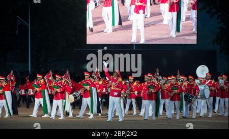 Beating Retreat 2018 bei der Horse Guards Parade, London, Großbritannien Stockfoto