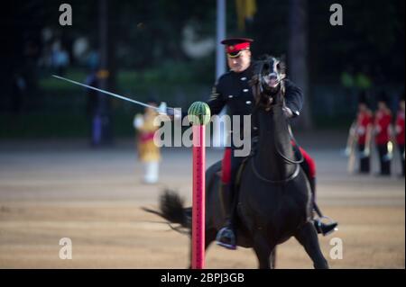 Beating Retreat 2018 bei der Horse Guards Parade, London, Großbritannien Stockfoto