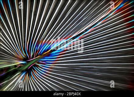 Bunte helle abstrakte Linien Stockfoto