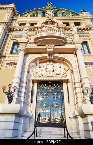 Casino monte carlo bei Sonnenuntergang in Frankreich Stockfoto