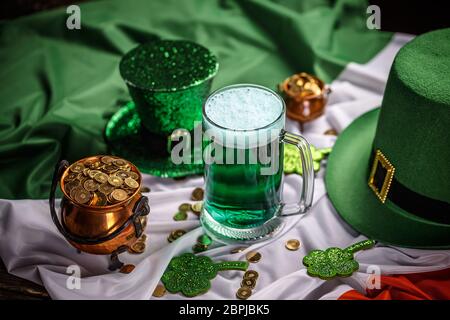 Irish Festival Symbol. Lucky Konzept. St. Patrick's Day noch Leben Stockfoto