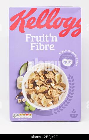 Kellogg's Fruit 'n Faser Stockfoto