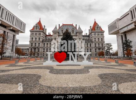 Albany Capitol Building Stockfoto