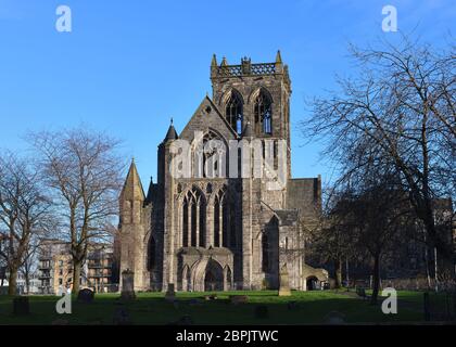13. Jahrhundert, Kirche von Schottland, Paisley Abbey in Renfrewshire, Schottland, Großbritannien, Europa Stockfoto
