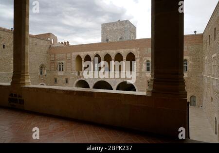 Palast der Könige von Mallorca.Perpignan.Pyrenäen-Orientales.Occitanie.Frankreich Stockfoto