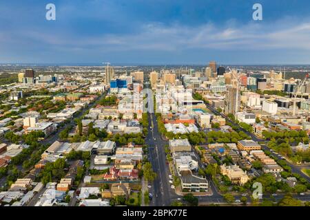 Luftaufnahme von Adelaide in South Australia Stockfoto