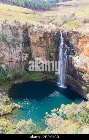 Berlin fällt in der Nähe von Blyde River Canyon, Südafrika. Afrikanische Landschaft. Wasserfälle Stockfoto