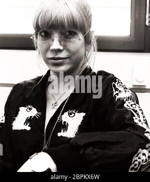 Katja Ebstein - die deutsche Sängerin und Schauspielerin Katja Ebstein Stockfoto