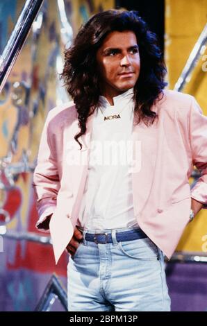 Modern talking beim WWF Club 1986 - Modern talking // Thomas anders // WDR TV-Show // WWF Club // 1986 Stockfoto