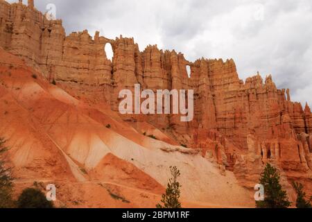 Panorama vom Bryce Canyon National Park, USA. Hoodoos, geologischen Formationen. Schöne Landschaft Stockfoto