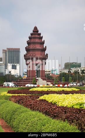 Independence Monument in Phnom Penh. Kambodscha Stockfoto