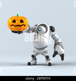 Großer Roboter - 3D-Darstellung Stockfoto